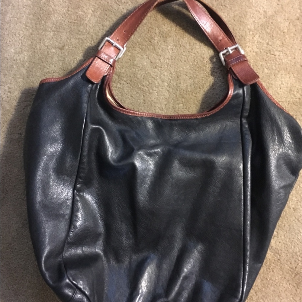 Merci Marie extra large leather bag